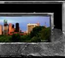Day Ends in Houston (Metal Frame)